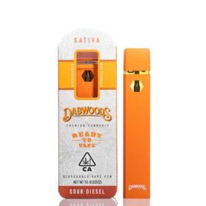 Dabwoods Disposable Full Gram Vape - Sour Diesel